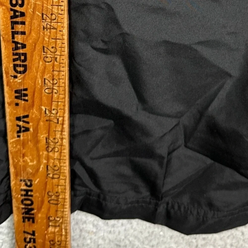 Adidas Track Pants Womens Medium Black Red Stripes Mesh Lined Windbreaker Logo